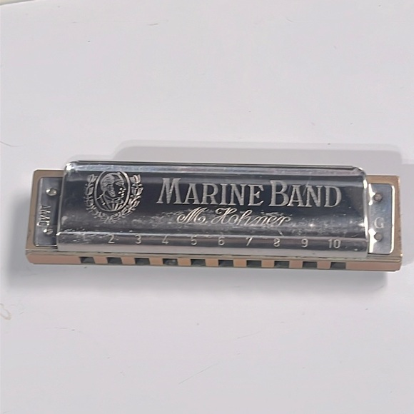 Vintage Harmonica with box- Marine Band Made by M.Hohner Germany No.1896 - Picture 3 of 5